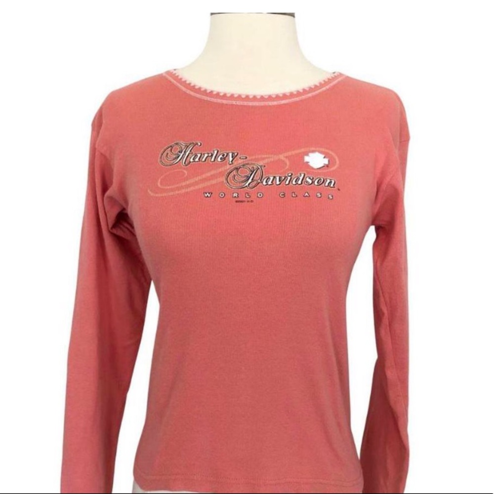 Harley Davidson pink shirt